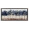 Stupell Industries Trees with Modern Splash Framed Floater Canvas Wall Art